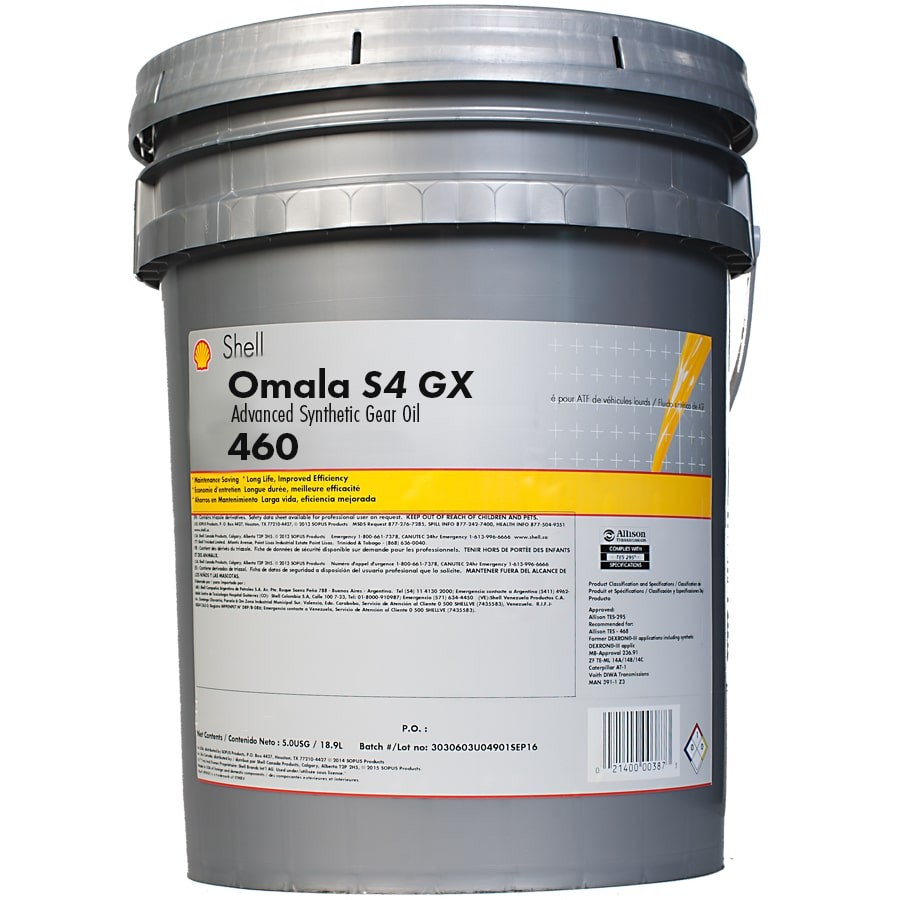 روغن دنده صنعتی فروش روغن دنده صنعتی شل اومالا اس4 جی ایکس 460 | روغن Shell Omala S4 GX 460