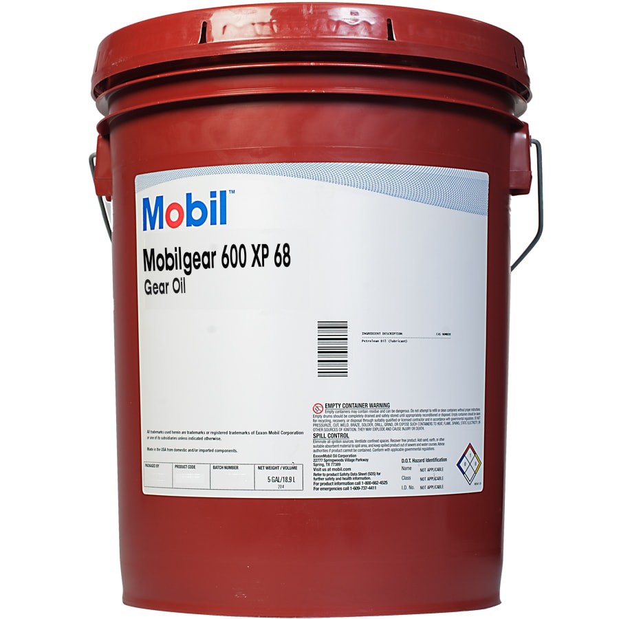روغن دنده صنعتی فروش روغن دنده صنعتی موبیل گیر 600 ایکس پی 68 | روغن Mobilgear 600 XP 68