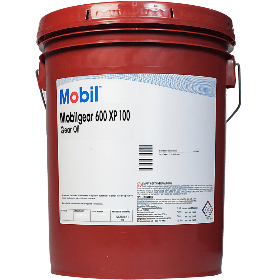 روغن دنده صنعتی فروش روغن دنده صنعتی موبیل گیر 600 ایکس پی 100 | روغن Mobilgear 600 XP 100