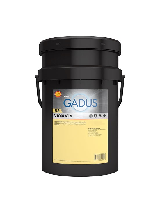گریس صابون لیتیم/ کلسیم فروش گریس لیتیم/کلسیم شل گدوس اس2 وی1000ای دی 2 | گریس Shell Gadus S2 V1000AD 2