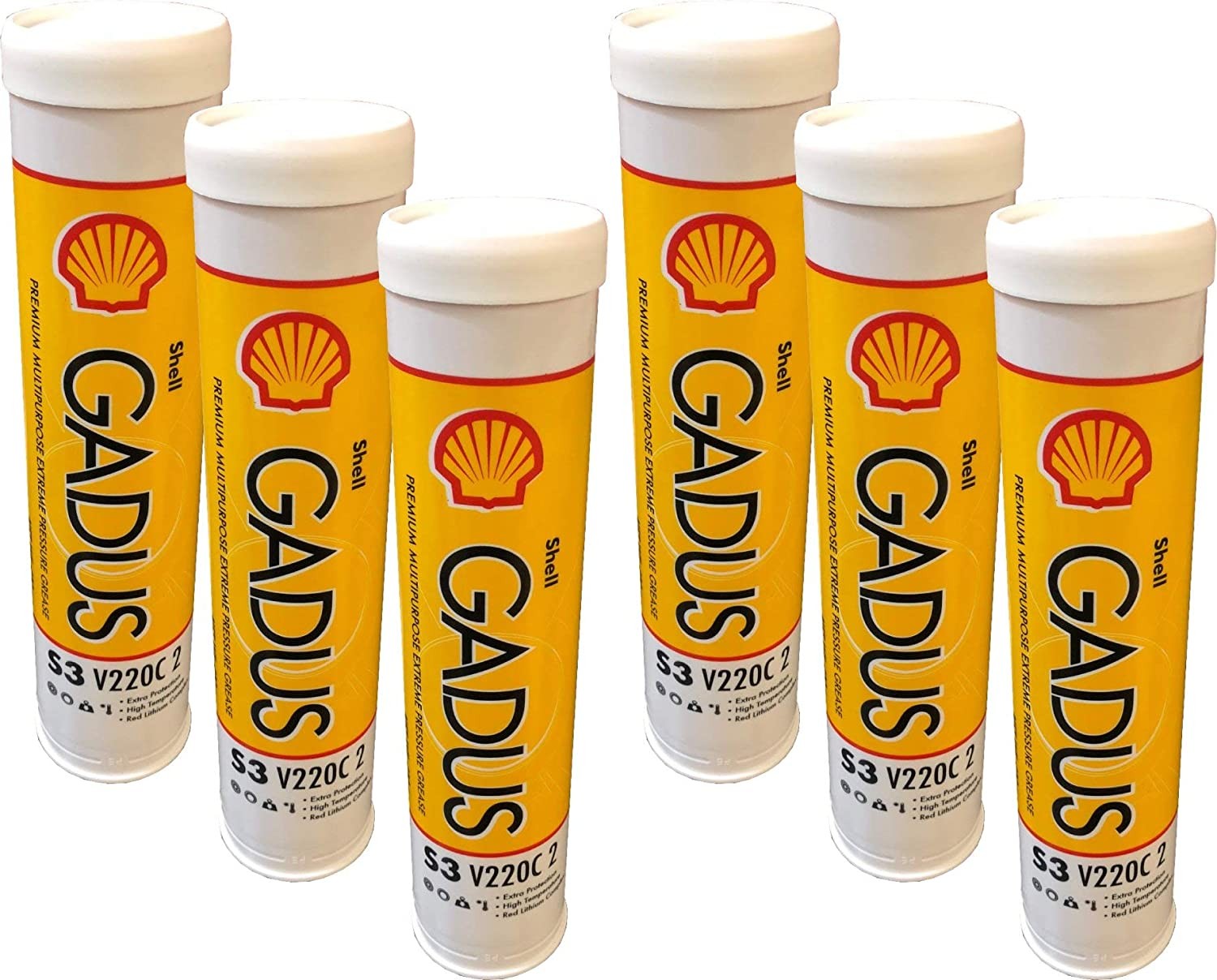 گریس صابون لیتیم کمپلکس فروش گریس لیتیم کمپلکس شل گدوس اس3 وی220سی 2 | گریس Shell Gadus S3 V220C 2