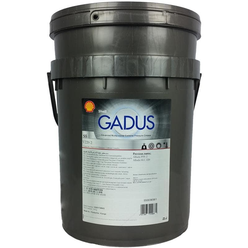 گریس صابون لیتیم کمپلکس فروش گریس لیتیوم کمپلکس شل گدوس اس5 وی220 2 | گریس Shell Gadus S5 V220 2