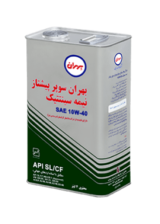 روغن موتور فروش روغن موتور بنزینی نیمه سینتتیک بهران سوپر پیشتاز 10W-40